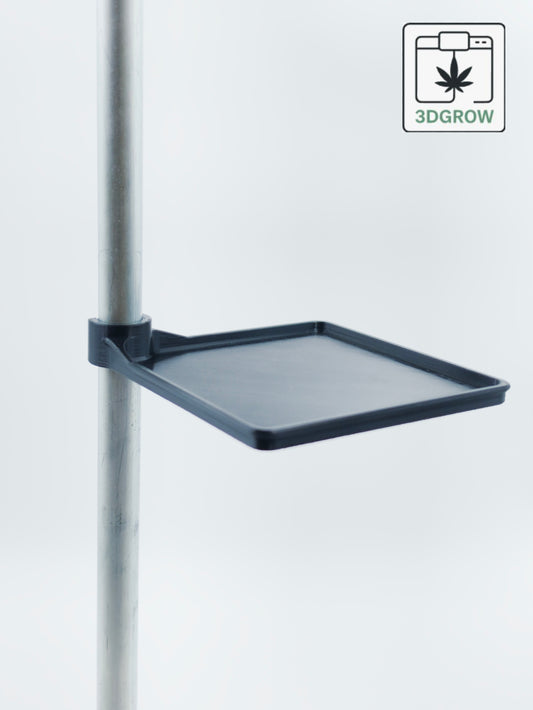 3DGROW Webcam-Eckregal 10 cm – Kamera-Halterung für 16 mm-Stangen in der Growbox