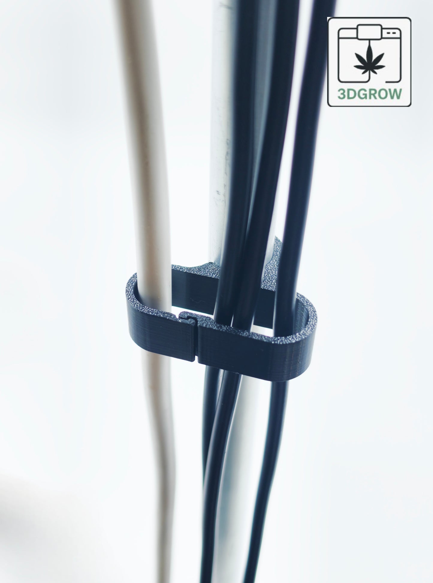 3DGROW Kabelclips für Growbox 16–25 mm – Standard & XL – Kabelmanagement & Ordnung (10er-Pack)