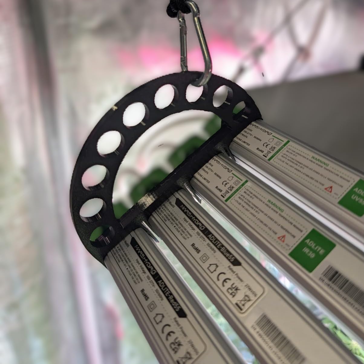 3DGROW Halter mit Winkeleinstellung – passend für Mars Hydro AdLite (4er-Pack)