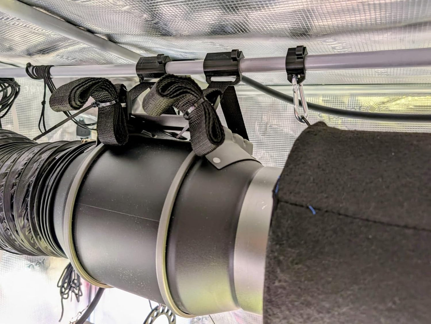 3DGROW Halter für Gurte – Aufhänger für Growzelt (2er-Pack)